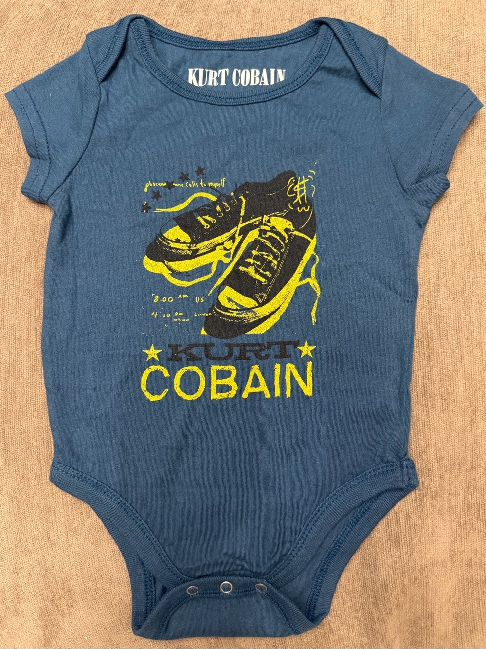 NWOT Kurt Cobain Nirvana Onesie